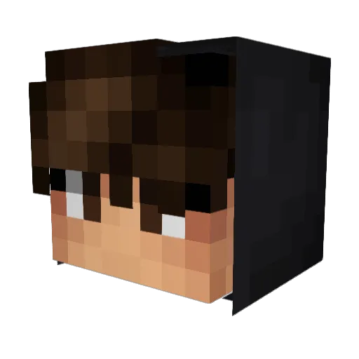 Sweazen Minecraft avatar head, 3D render