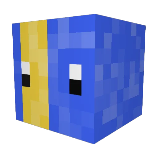 SwedenNotSwedish Minecraft avatar head, 3D render