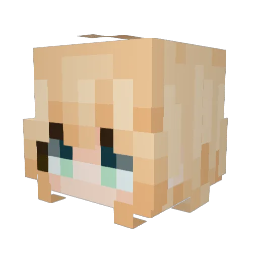 SwedenStronk Minecraft avatar head, 3D render