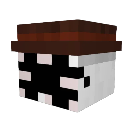 Swedey94 Minecraft avatar head, 3D render