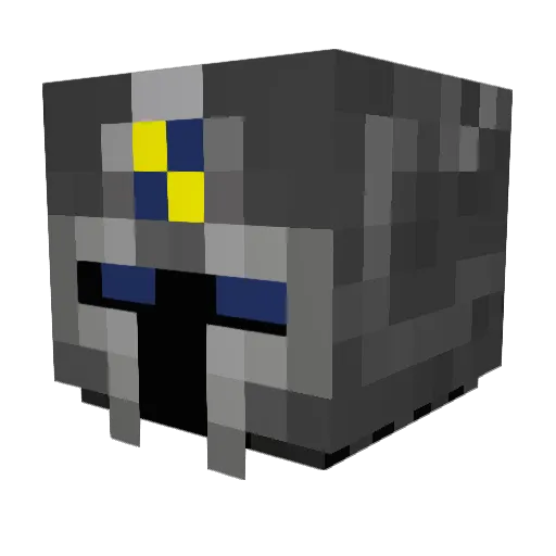 SwedishGladiator Minecraft avatar head, 3D render