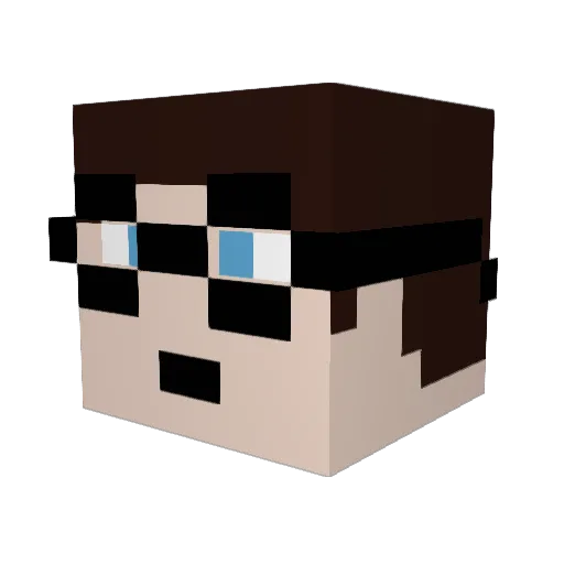 SwedishMan1 Minecraft avatar head, 3D render
