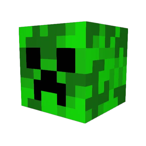 SwedishSpy Minecraft avatar head, 3D render
