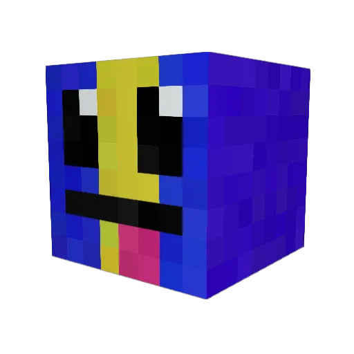 SwedishVodka Minecraft avatar head, 3D render