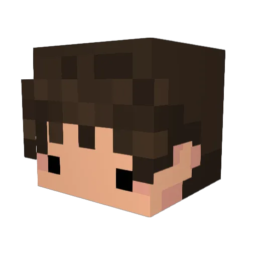 SweeTotty Minecraft avatar head, 3D render