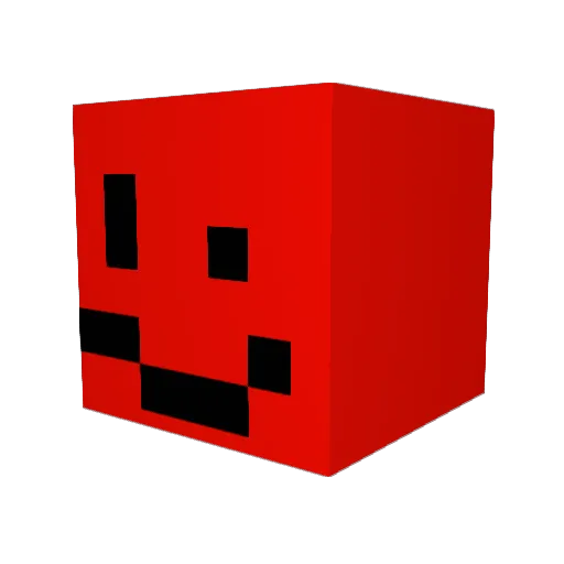 Sweeepie Minecraft avatar head, 3D render