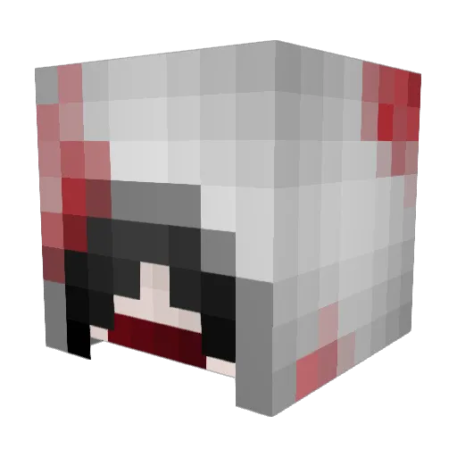 SweepBl Minecraft avatar head, 3D render