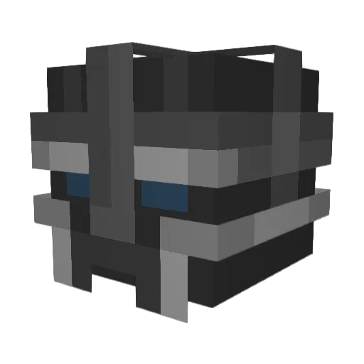 SweepOps Minecraft avatar head, 3D render