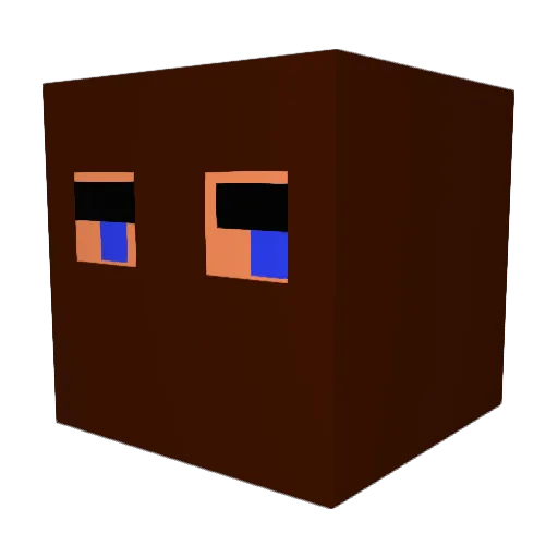 Sweepsyy Minecraft avatar head, 3D render