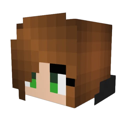 SweetBlaze Minecraft avatar head, 3D render