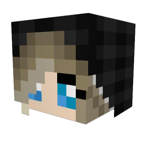 SweetCMP Minecraft avatar head, 3D render