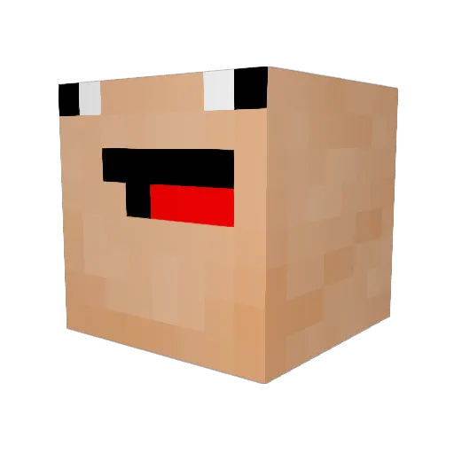 SweetCheeks2324 Minecraft avatar head, 3D render
