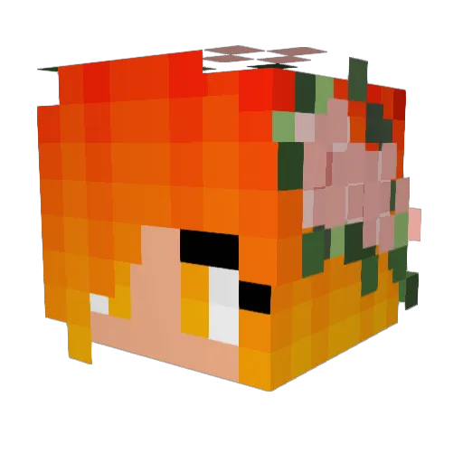 SweetEwery Minecraft avatar head, 3D render