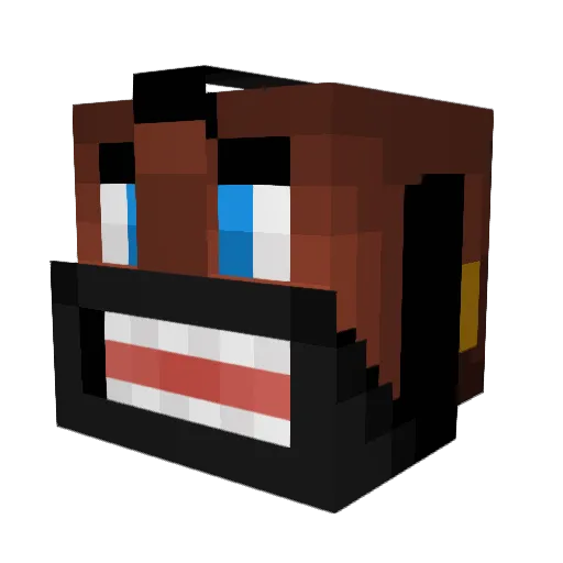 SweetNinja28 Minecraft avatar head, 3D render