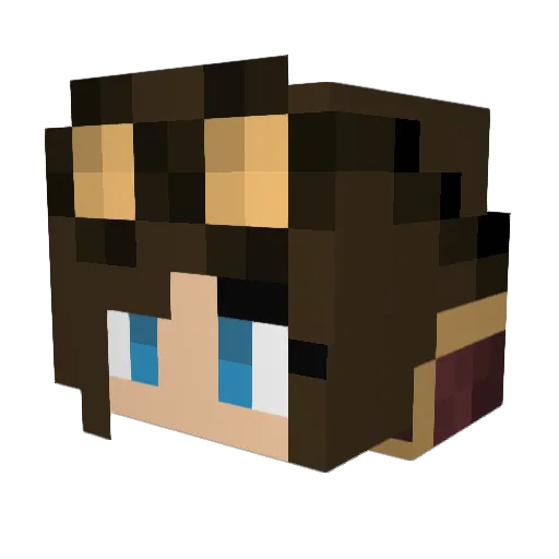 SweetPakistanBen Minecraft avatar head, 3D render