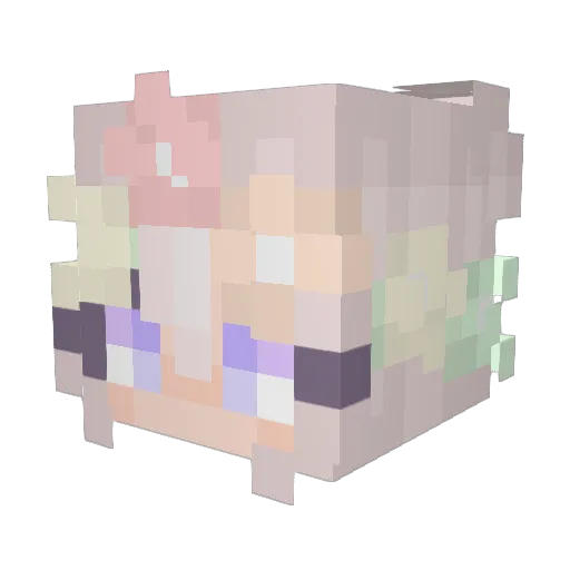 SweetPancake508 Minecraft avatar head, 3D render