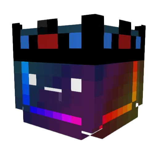 SweetPandaXXX Minecraft avatar head, 3D render