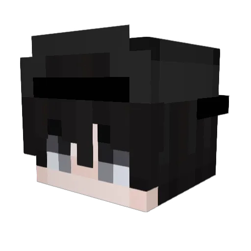 SweetPotAdv Minecraft avatar head, 3D render