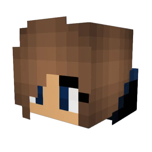 SweetSurrender_ Minecraft avatar head, 3D render