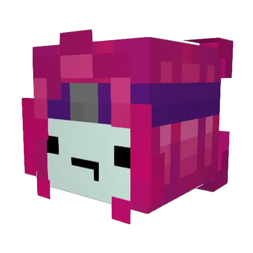 SweetTaffies Minecraft avatar head, 3D render