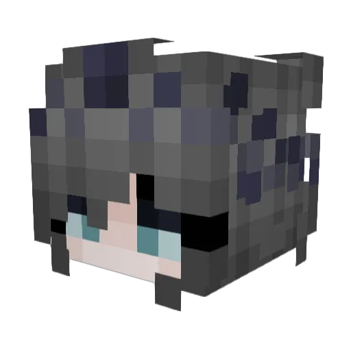 SweetTea186 Minecraft avatar head, 3D render