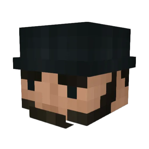 SweetTooth14 Minecraft avatar head, 3D render