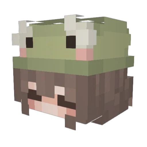 SweetVR Minecraft avatar head, 3D render