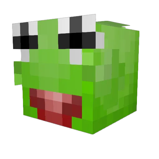 SweetVenom75 Minecraft avatar head, 3D render