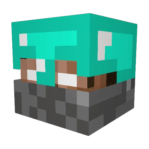 SweetWidth65 Minecraft avatar head, 3D render