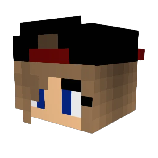 Sweet_Chick Minecraft avatar head, 3D render