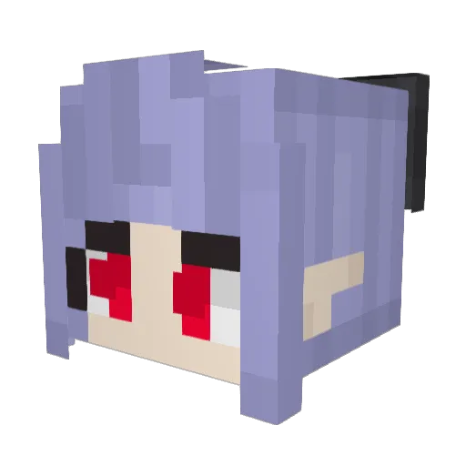 Sweet_Eater Minecraft avatar head, 3D render