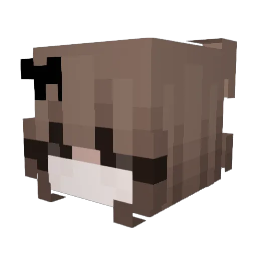 Sweet_Emotions Minecraft avatar head, 3D render