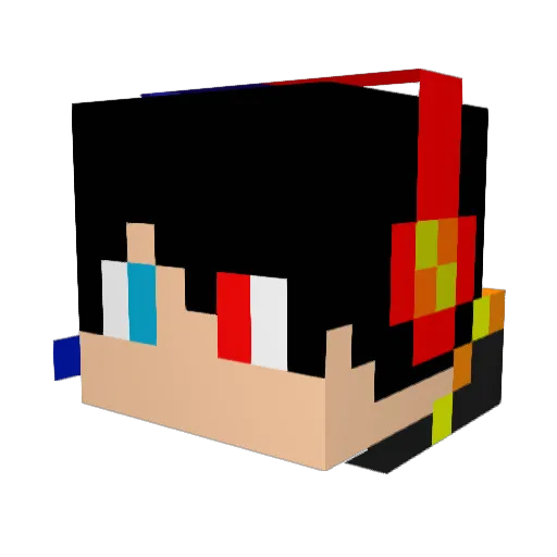 Sweet_Girl__ Minecraft avatar head, 3D render
