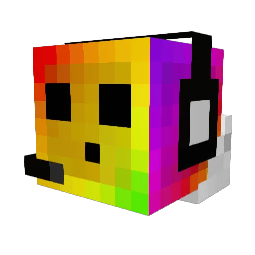 Sweet_Nightmare_ Minecraft avatar head, 3D render