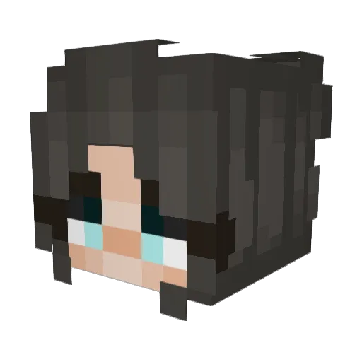 Sweet_Vivtory Minecraft avatar head, 3D render