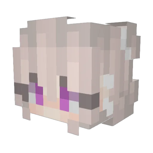 Sweet_Walnut Minecraft avatar head, 3D render