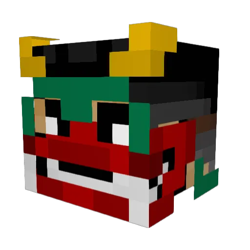 Sweet_pawny Minecraft avatar head, 3D render