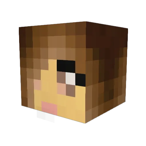 SweetieBug05 Minecraft avatar head, 3D render
