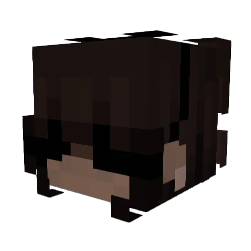 Sweetiex12 Minecraft avatar head, 3D render