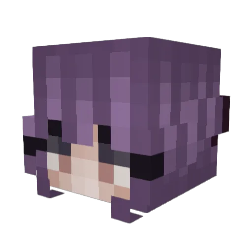 Sweetkeiti Minecraft avatar head, 3D render