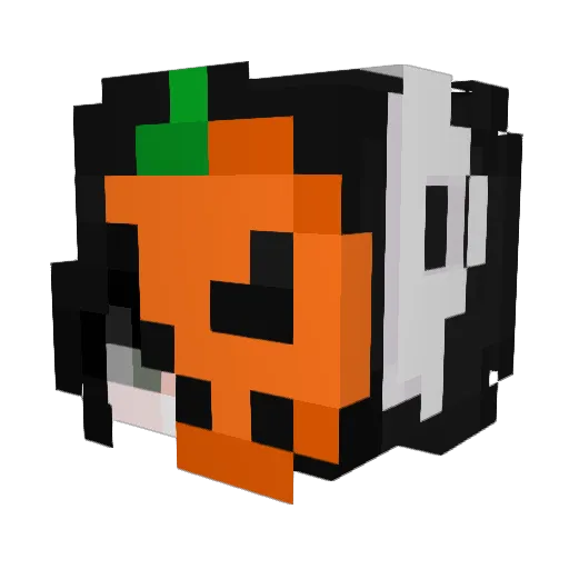 Sweetnemii Minecraft avatar head, 3D render