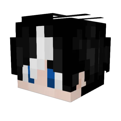 Sweetpinker Minecraft avatar head, 3D render