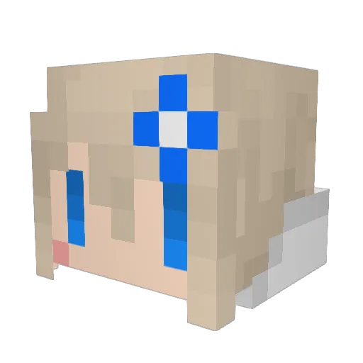 Sweettooth2163 Minecraft avatar head, 3D render