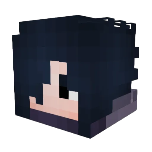 SweetyDude Minecraft avatar head, 3D render