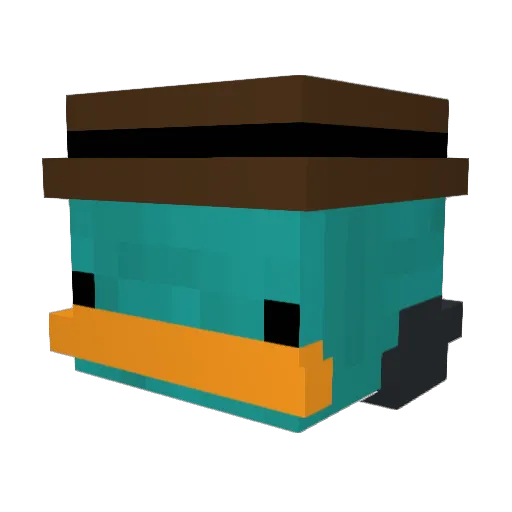 SwegoTuDopne Minecraft avatar head, 3D render