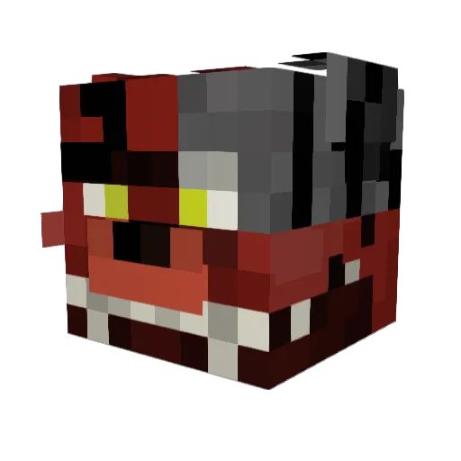Swelty Minecraft avatar head, 3D render