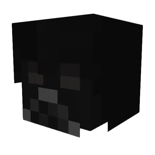 Swenky1 Minecraft avatar head, 3D render