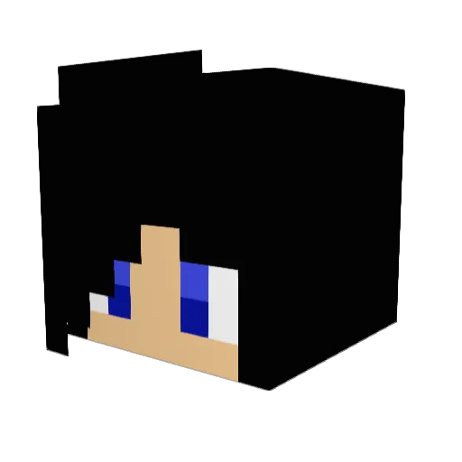 Swennieboy Minecraft avatar head, 3D render