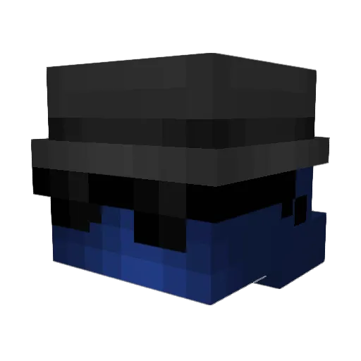 SwentyTheBoz Minecraft avatar head, 3D render
