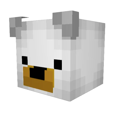 Swerd9 Minecraft avatar head, 3D render